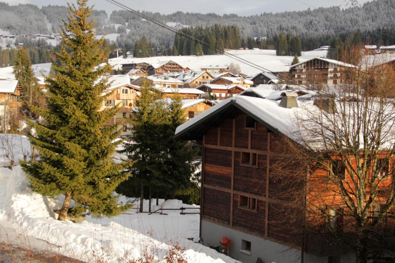 Bel App Aux Gets 10Mn Centre Ski Parking Tennis Prive Les Gets Exterior foto
