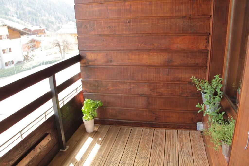 Bel App Aux Gets 10Mn Centre Ski Parking Tennis Prive Les Gets Exterior foto